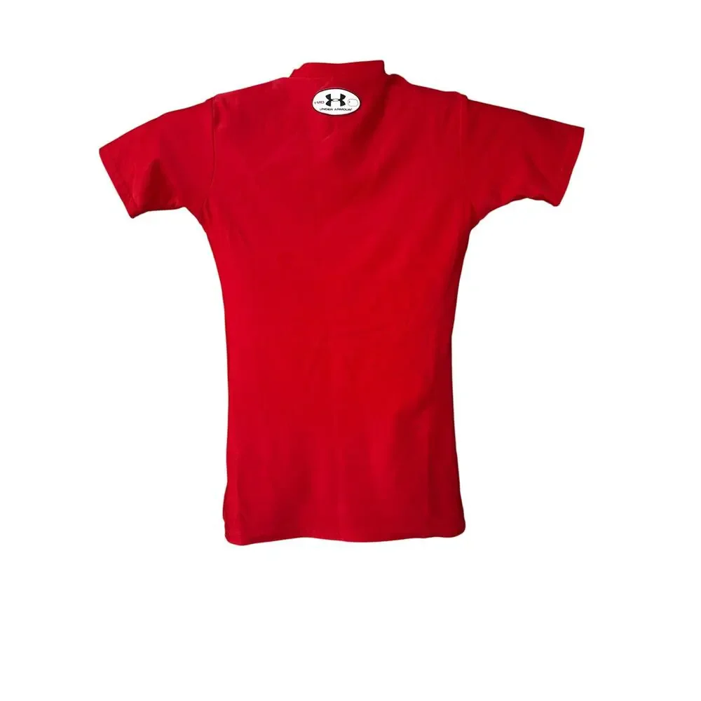 Under Armour Red Short Sleeve Tee Youth Medium